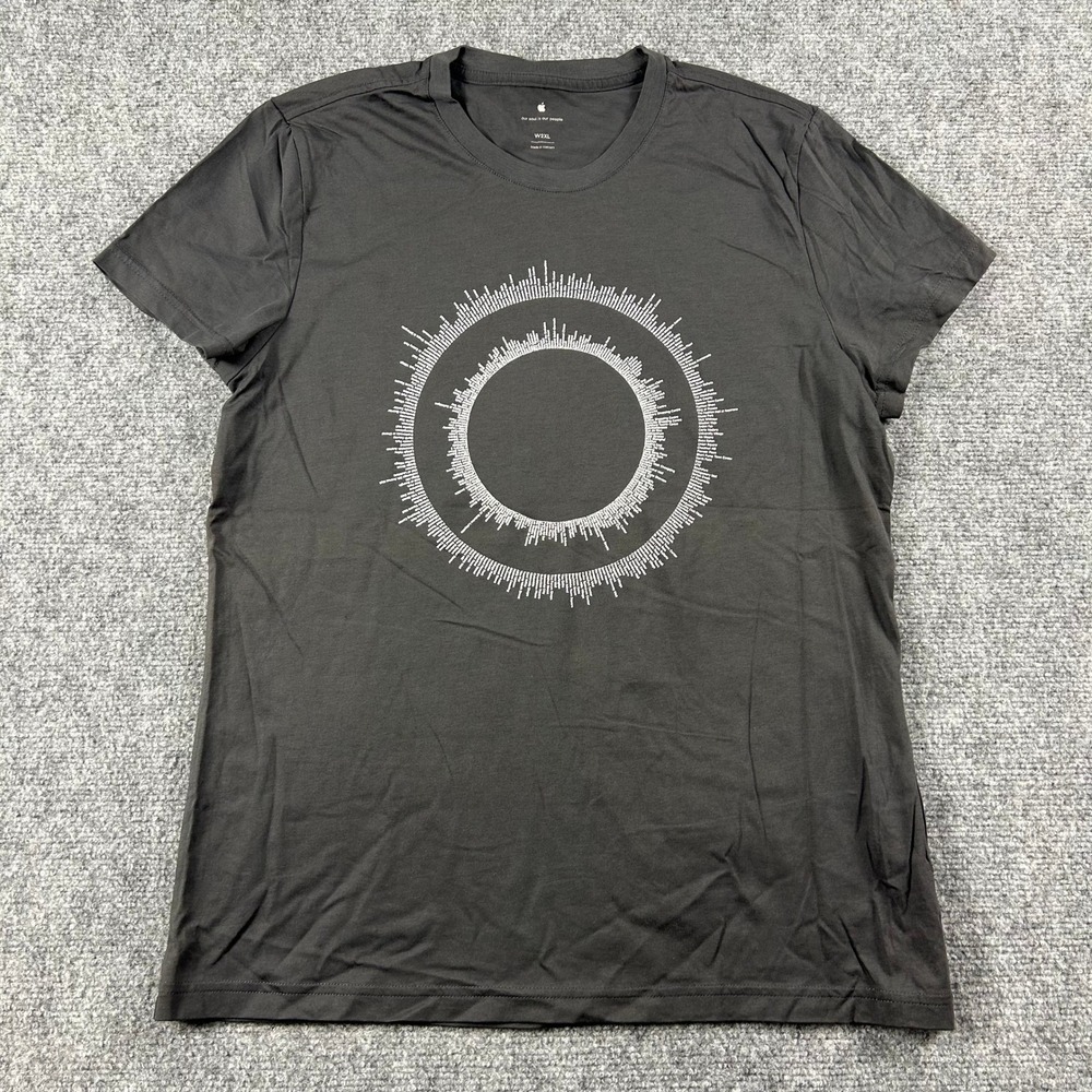 Apple Store Locations T-Shirt Womens 2XL Gray Our Soul Is Our People Tech Promo‎